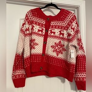 Old Navy Holiday Fair Isle Cardigan